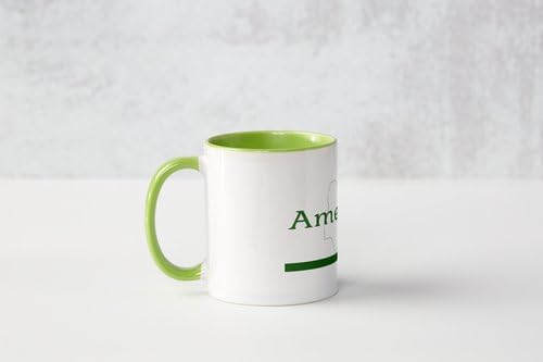 Ibibio, Green and White - Set of 4 (11 Ounces)