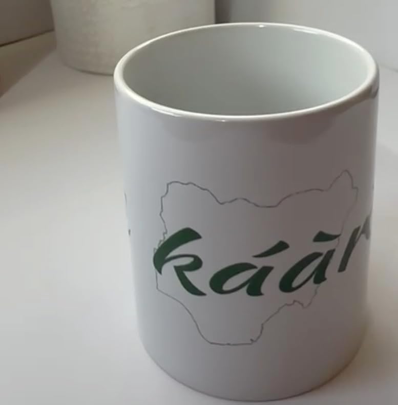 Set of 2 - Yoruba, Plain White (11 Ounces)