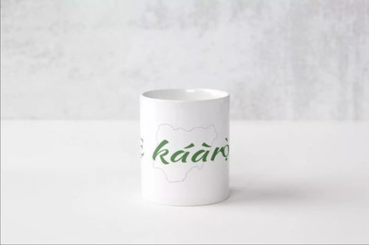 Set of 2 - Yoruba, Plain White (11 Ounces)